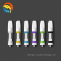 High quality cartridge 1ml empty custom color ceramic coil cartridge for cbd vape